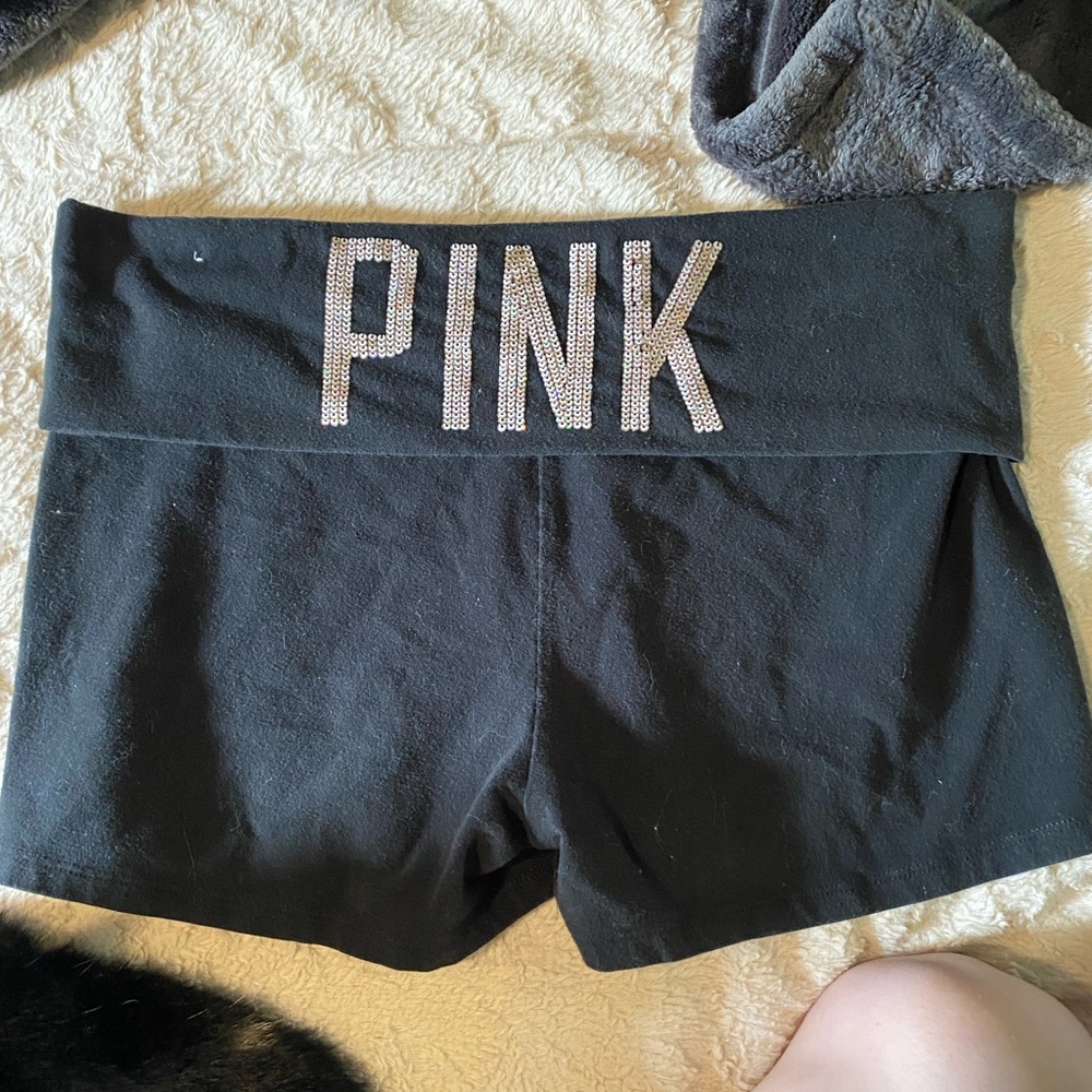 PINK yoga shorts